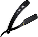 Kit de Barbear Completo com Barbeador e 60 Lâminas Inclusas, Preto