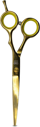 Kit Barbeiro Cabeleireiro Barba Cabelo Profissional com Navalhete Tesouras (Dourado)