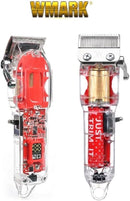 Maquina de Corte, Wmark NG-407, Cabelo e Barba, Alta Potencia, Motor 5w, V5000, Sem fio, Profissional, Bivolt, Original