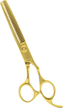Equinox International Ouro - Acessórios de barbeiro - Tesoura de cabelo - Tesoura de corte de cabelo
