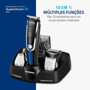 Aparador de Pelos Super Groom 10, Mondial, Preto/Azul, 6W, Bivolt - BG-03