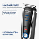 Aparador de Pelos Super Groom 10, Mondial, Preto/Azul, 6W, Bivolt - BG-03