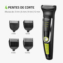 MONDIAL Aparador de Pelos Super Groom 06, Preto/Verde, 6W, Bivolt - BG-04