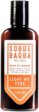 Sobrebarba Balm de Barba Light My Fire, Laranja, 140 ml