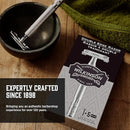Wilkinson Sword Barbeador de borda dupla para homens com 5 refis de lâminas de barbear de borda dupla